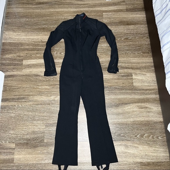 Ralph Lauren Pants - RL 2000 Ralph Lauren Womens Size 4 Wool Blend  Snowsuit Ski Suit Black Rare